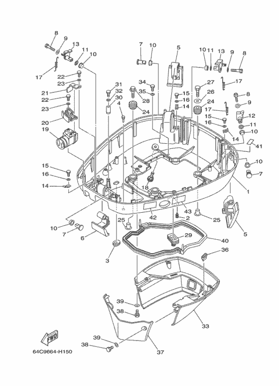 Bottom cowling