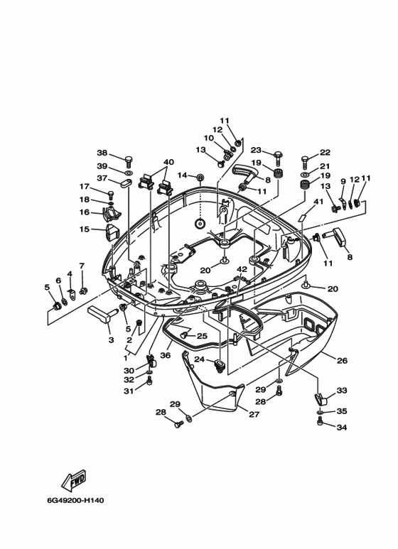 Bottom cowling