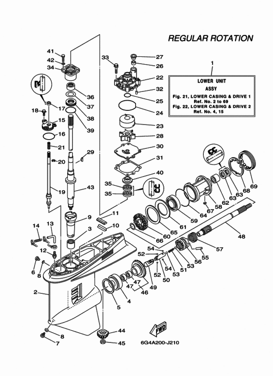 Lower casing и привод 1