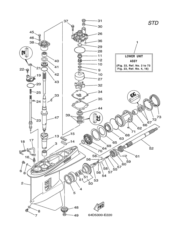 Lower casing и привод 1