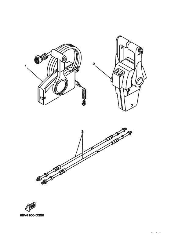 Дистанционное управление в сборе