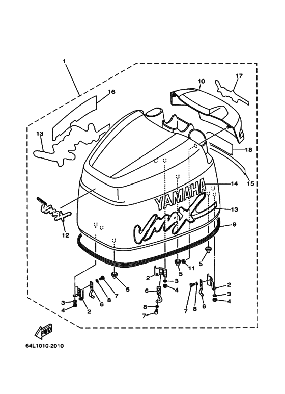 Top cowling в сборе