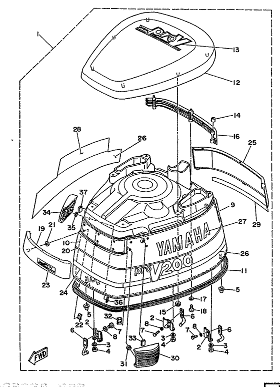 Top cowling