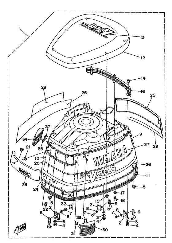 Top cowling