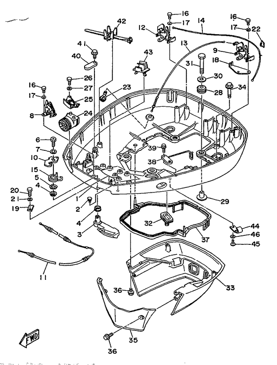 Bottom cowling