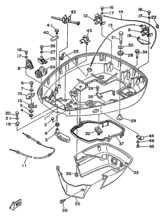 Bottom cowling