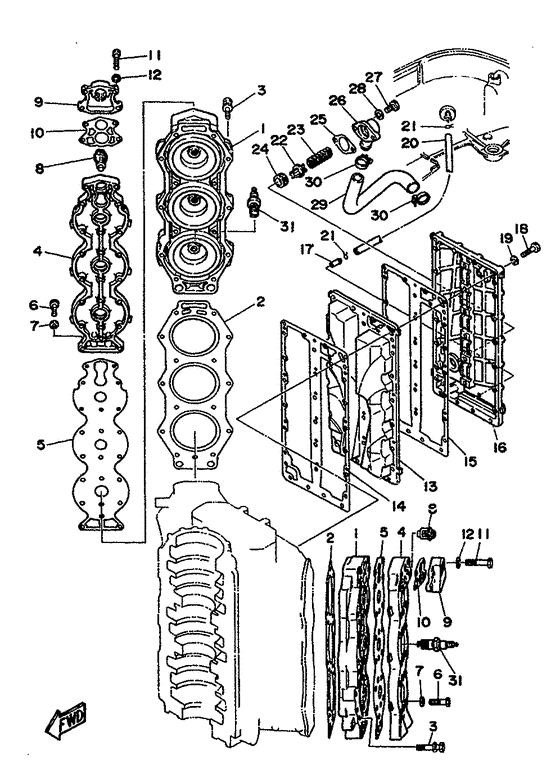 Cylinder. картер 2