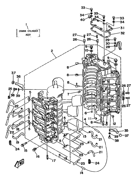 Cylinder. картер 1