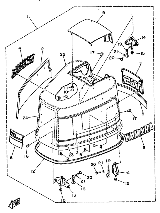 Top cowling