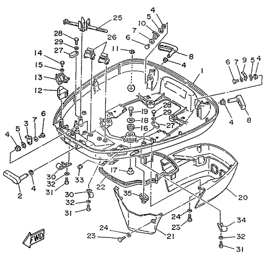 Bottom cowling
