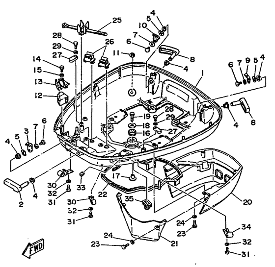 Bottom cowling