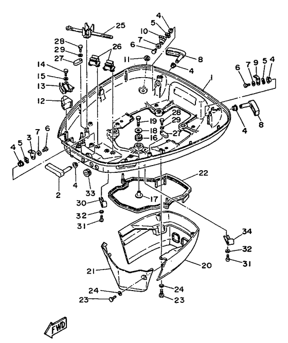 Bottom cowling