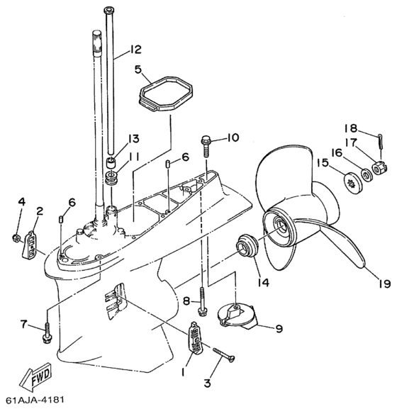 Lower casing привод
