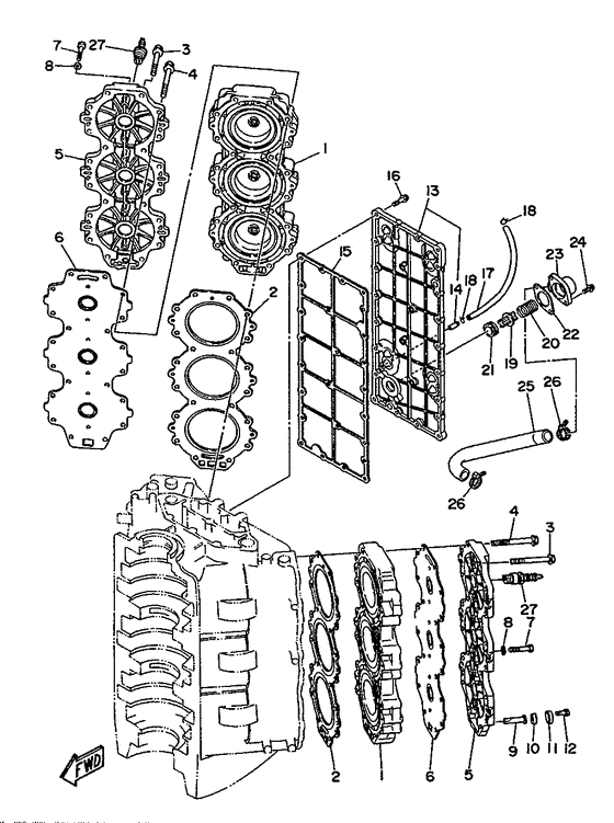 Cylinder. картер 2