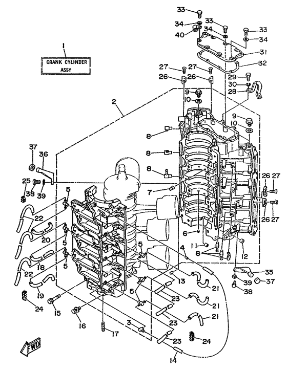Cylinder. картер 1