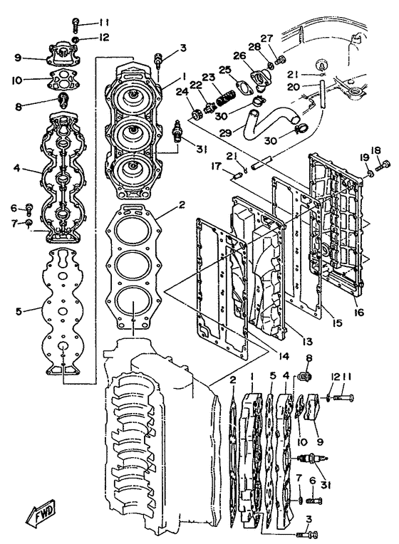 Cylinder. картер 2