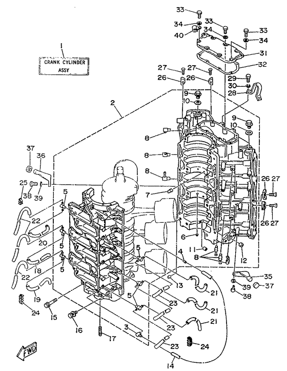 Cylinder. картер 1
