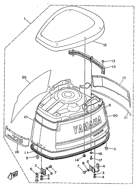 Top cowling