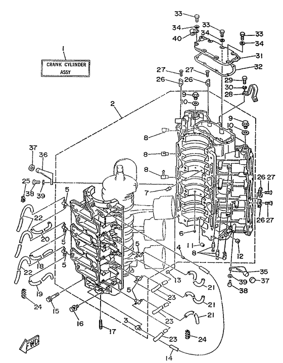 Cylinder. картер 1