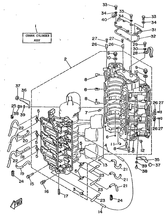 Cylinder. картер 1