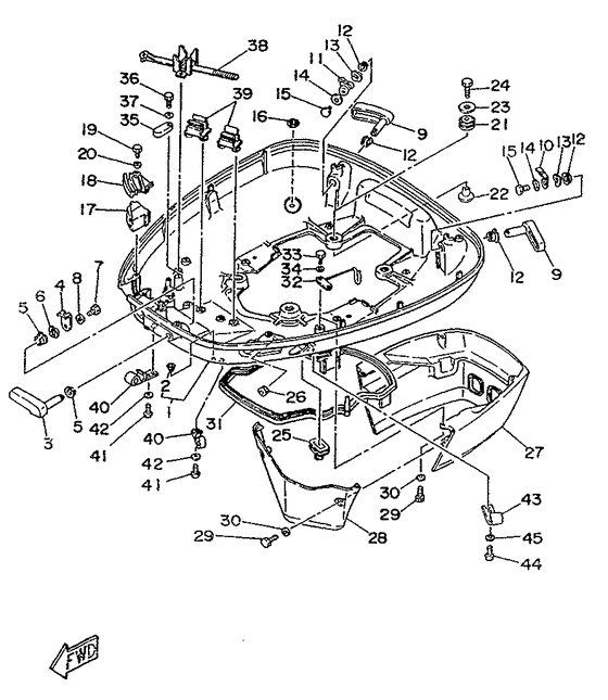 Bottom cowling