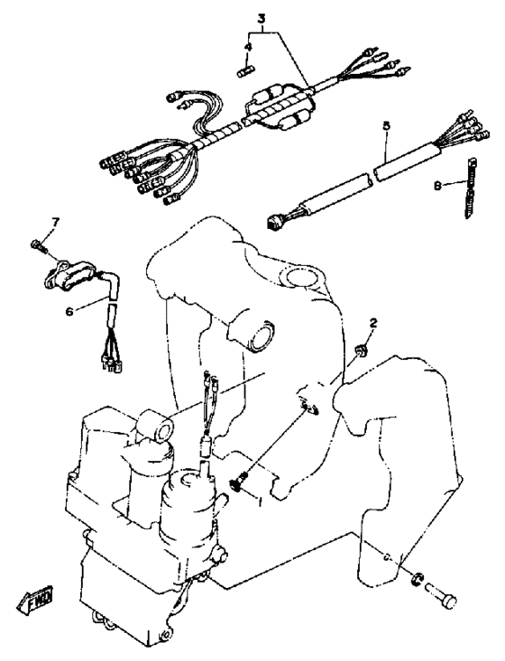 Power trim sender