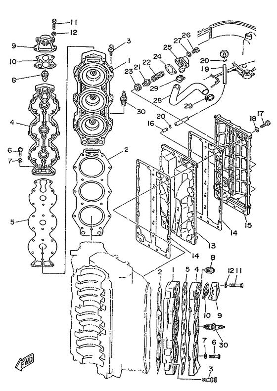 Cylinder. картер