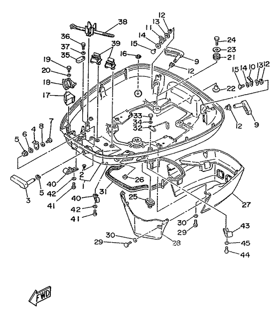 Bottom cowling