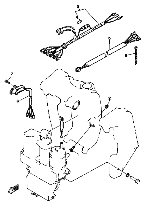 Power trim sender