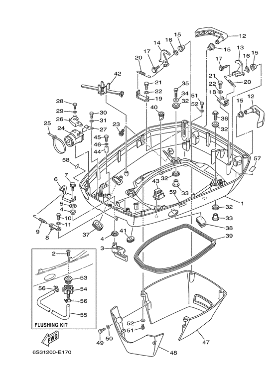 Bottom cowling