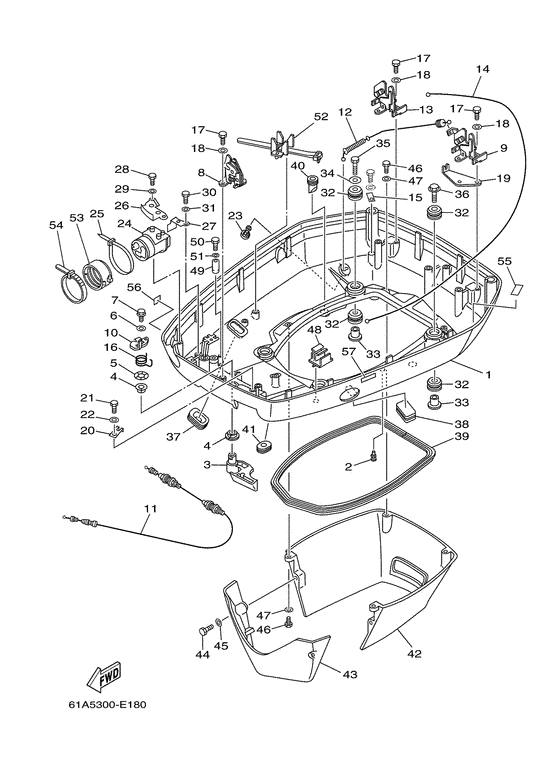 Bottom cowling