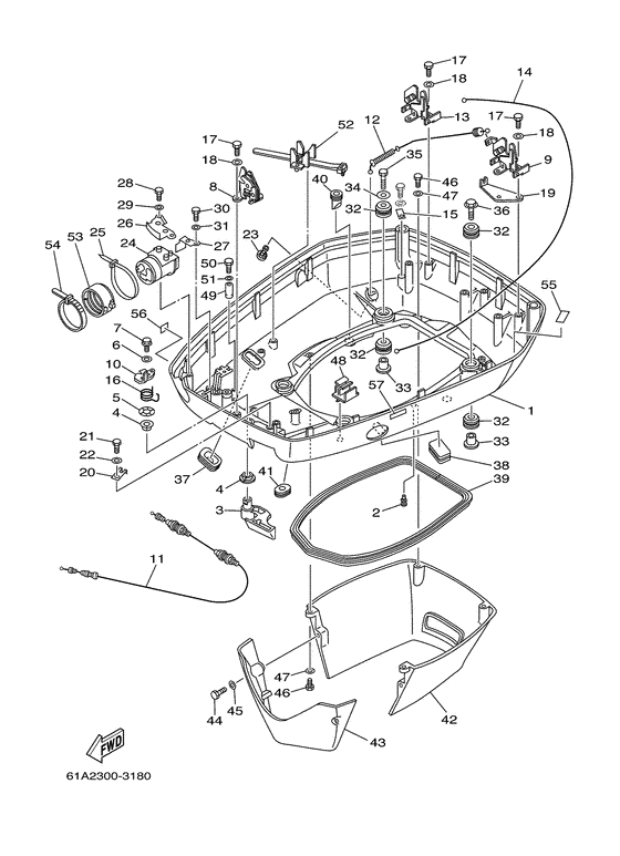Bottom cowling