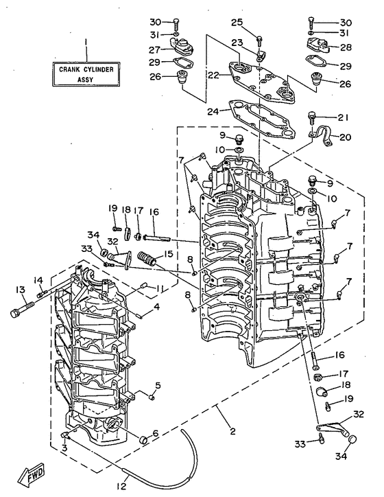 Cylinder. картер 1