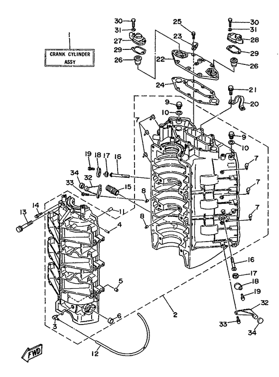 Cylinder. картер 1
