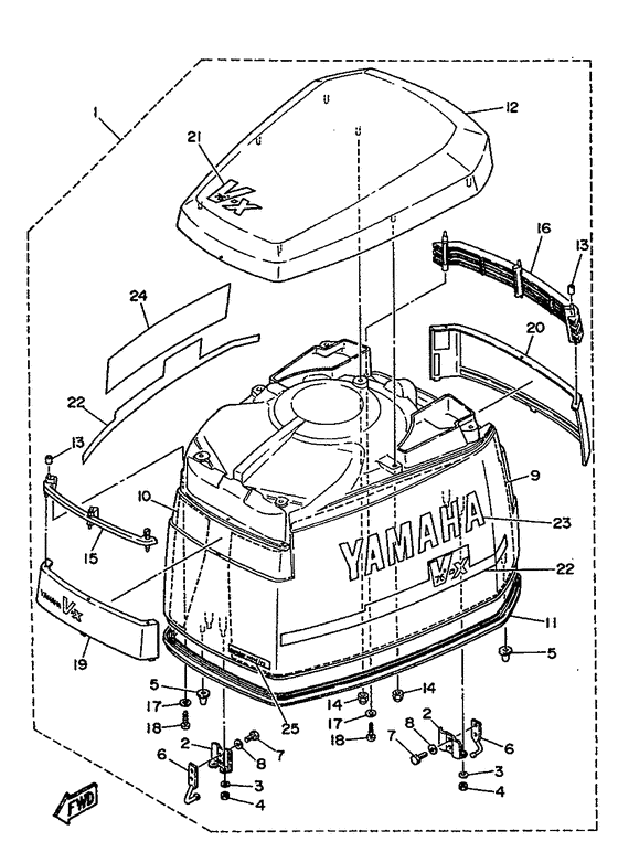 Top cowling