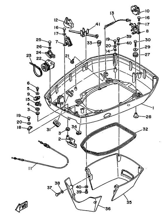 Bottom cowling