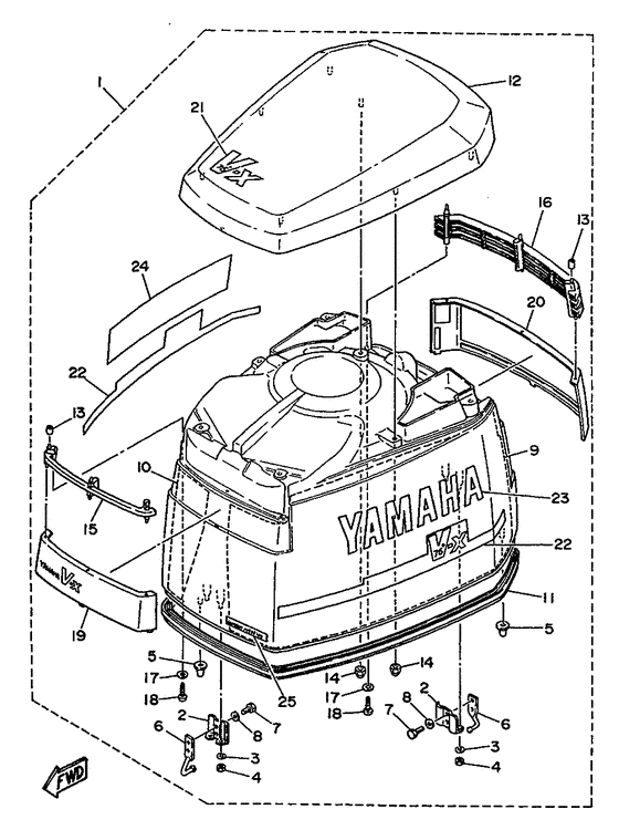 Top cowling
