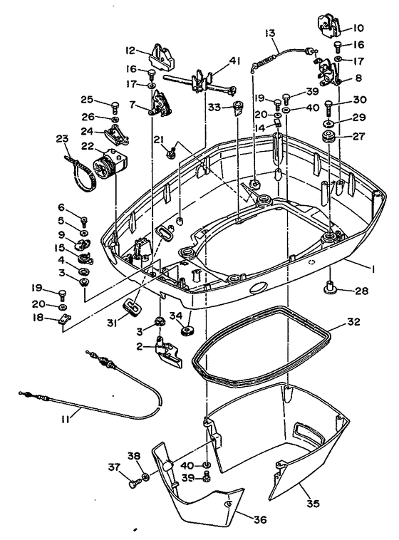Bottom cowling