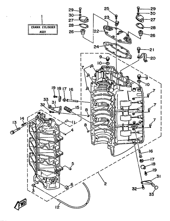 Cylinder. картер 1