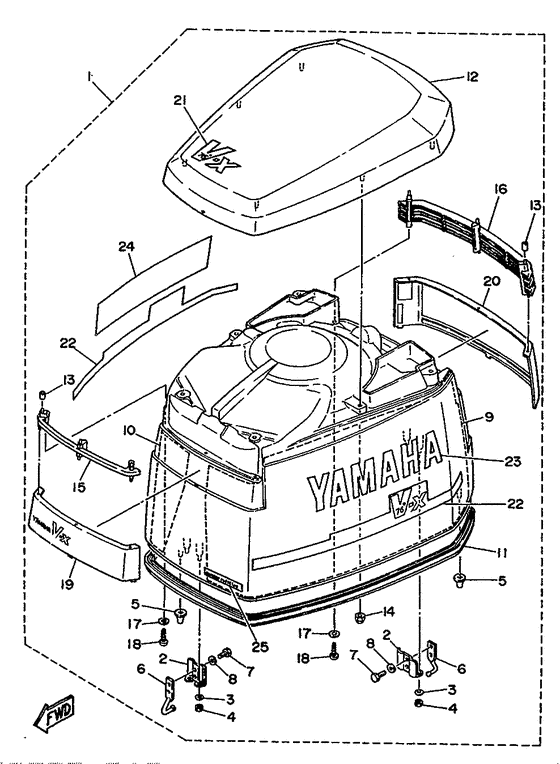 Top cowling