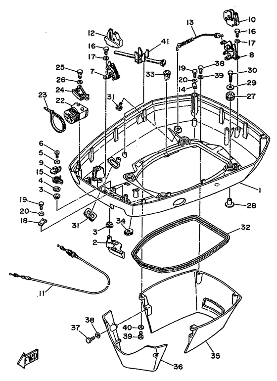 Bottom cowling