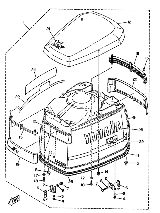 Top cowling