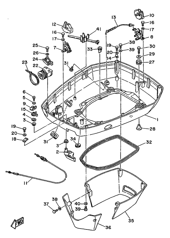 Bottom cowling