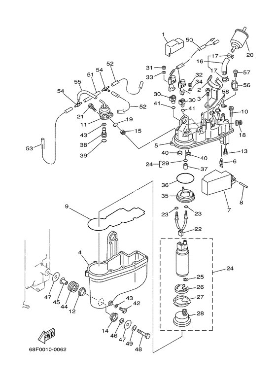 Vapor separator 1
