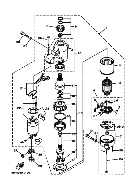 Стартер электрический