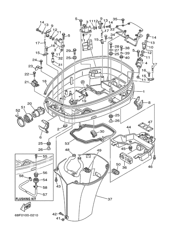 Bottom cowling