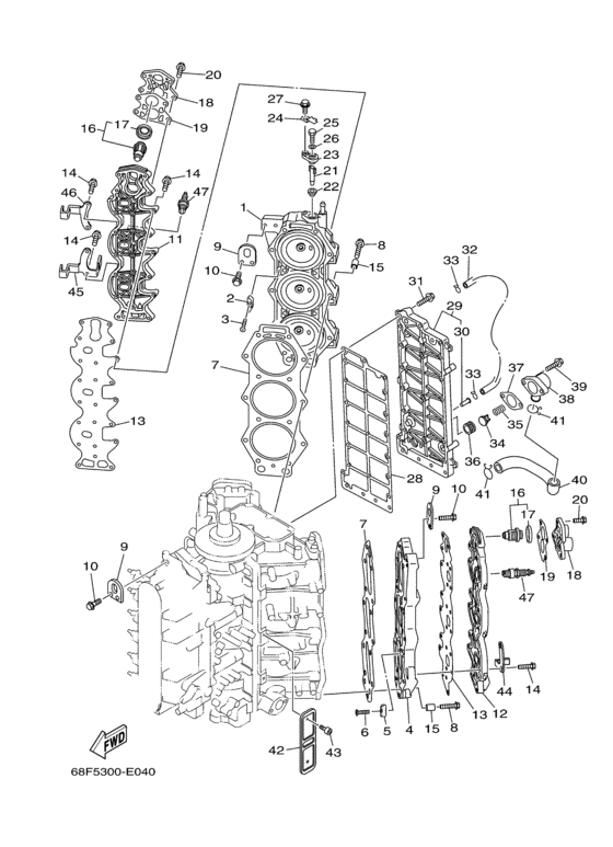 Цилиндр картер