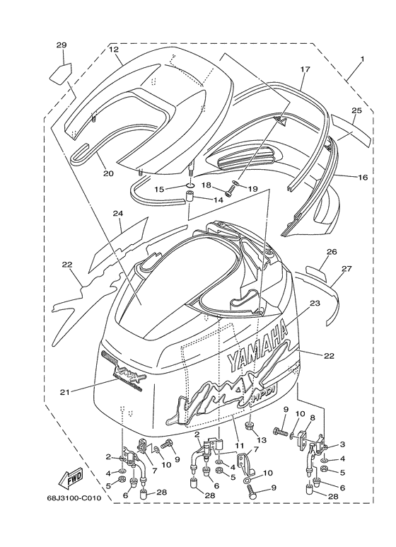 Top cowling