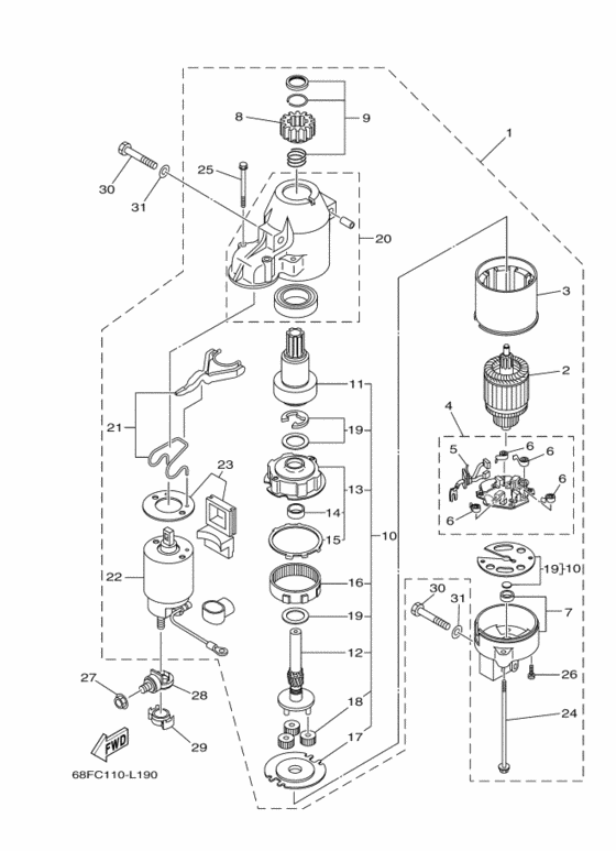 Стартер электрический