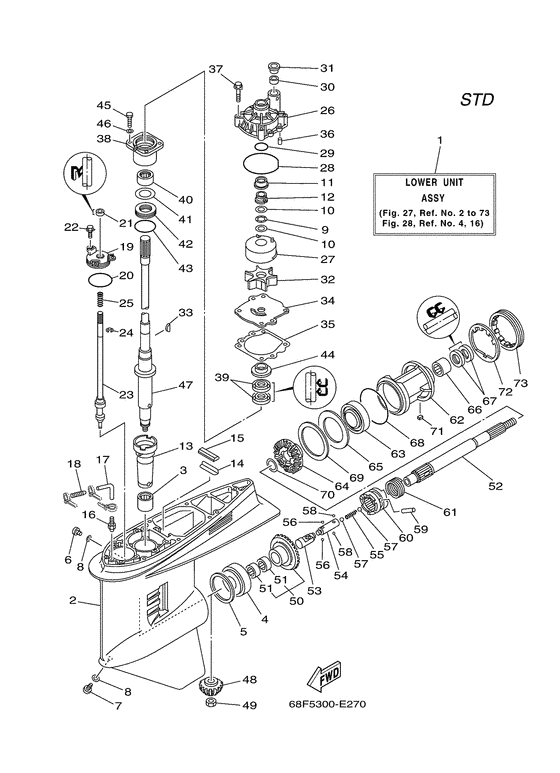 Lower casing и привод 1